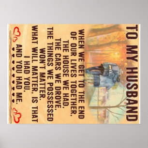 Funny Father Gift Naar mijn Cadeau Poster