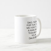 Funny Father Gift Quote Mug Daughter (Devant droit)