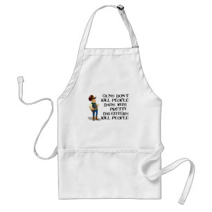 Funny Father's BBQ Apron Standaard Schort