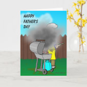 Funny Fathers Day - BBQ Kaart (Gele Bloem)