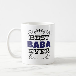 Funny Fathers Day Best Baba Ever Coffee Mok Gift