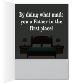 Funny Fathers Day Card (Binnen (Rechts))