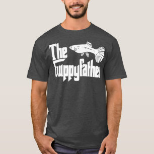 Funny Fathers Day GuppyFather Fish Aquarium Pe T-shirt