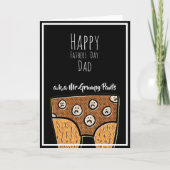 Funny Fathers Day Kaart (Voorkant)