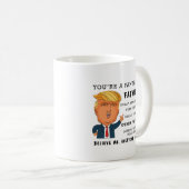 Funny Fathers Day Mug - Donald Trump Saying (Devant droit)
