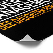 Funny Father's Day Retired Under New Management Se Poster (Hoek)