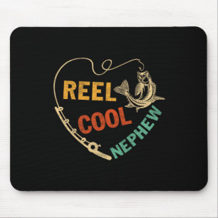 Funny Fathers Day Viste Reel Cool Nephew Muismat
