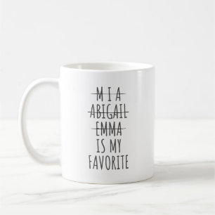 Funny Favoriete Kind Mok, Kerstcadeau voor mama, Koffiemok