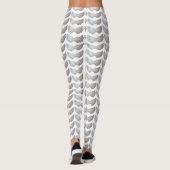 Funny Feathers Angel Wings Feather White Leggings (Achterkant)