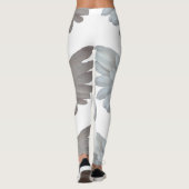 Funny Feathers Angel Wings Feather White Leggings (Achterkant)
