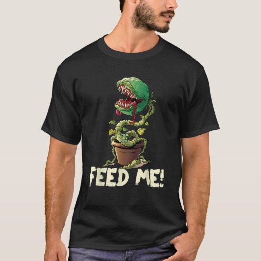 Funny Feed Ik heb altijd honger naar Venus Fly Tra T-shirt (Voorkant)