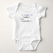 Funny FeedMe of PlayWithMe Code White Romper (Voorkant)