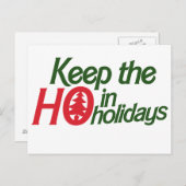 Funny Feestdagen Ho (Voorkant / Achterkant)