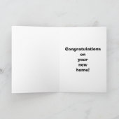 Funny Félicitations Nouvelle carte de visite (Intérieur)