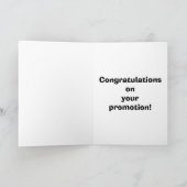 Funny Félicitations Promotion Carte de voeux (Intérieur)
