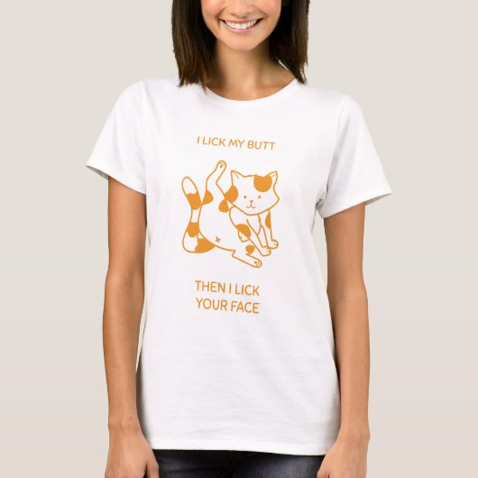 Funny Feline Frenzy T-shirt (Voorkant)