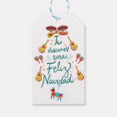Funny feliz navidad  cadeaulabel (Achterkant)