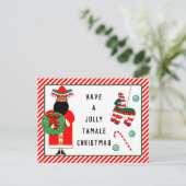 Funny Feliz Navidad Carte postale (Debout devant)