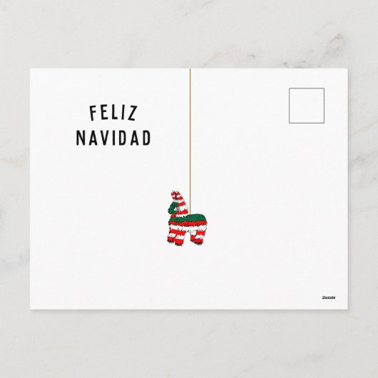Funny Feliz Navidad Carte postale (Dos)