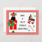 Funny Feliz Navidad cartes de fin de année (Devant / Derrière)