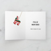 Funny Feliz Navidad cartes de fin de année (Intérieur)