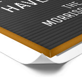 Funny Felt Letter Board Uw aangepaste tekst, Citaa Poster (Hoek)