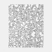 Funny feminist baby fleece deken (Voorkant)