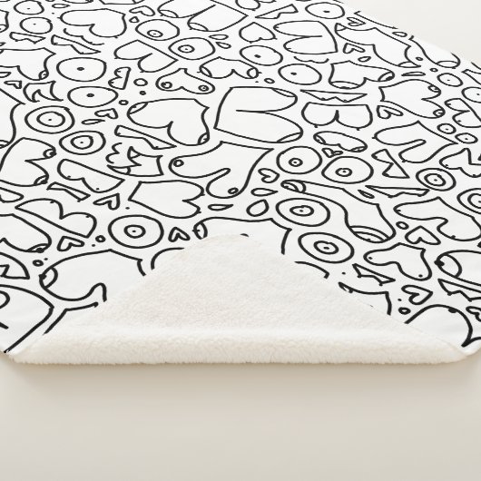 Funny feminist baby sherpa deken (3/4)