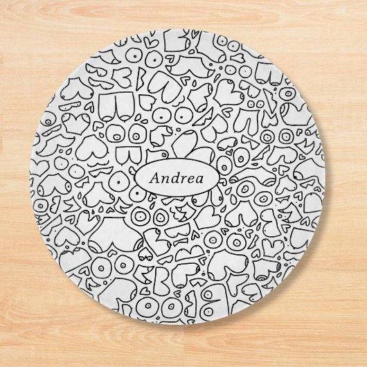 Funny feminist baby snijplank