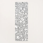 Funny feminist baby yogamat (Achterkant)