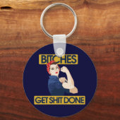 Funny feminist humor sleutelhanger (Voorkant)