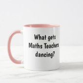 Funny Femme Maths Enseignante Mug Logarithme Joke  (Gauche)