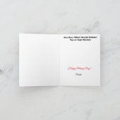 Funny Femme meilleure carte de voeux de boulanger (Intérieur)