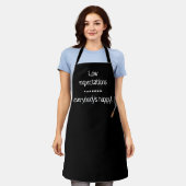Funny femmes tabliers citant la typographie (Porté)