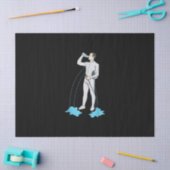 Funny Fencing Post Workout Cute Fencer Athlete Tissuepapier (Craft)