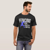 Funny Fencing T-Shirt Swordsmanship T-shirt -Sword (Devant entier)