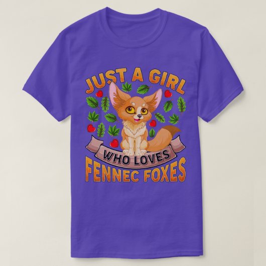 Funny Fennec Fo Lover is gewoon een meisje dat van T-shirt (Design voorkant)