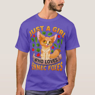Funny Fennec Fo Lover is gewoon een meisje dat van T-shirt