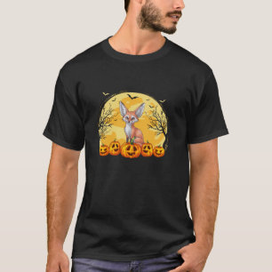 Funny Fennec Fox Pumpkins Halloween Kostuum Mannen T-shirt