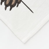 Funny Feral Raccoon Valentine's Day Sarcastic Humo Fleece Deken (Hoek)