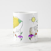 Funny Ferret Face Extra Grote Mok (Voorkant)