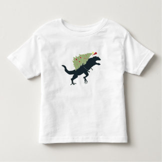 Funny Festive Dino Christmas Kinder Shirts