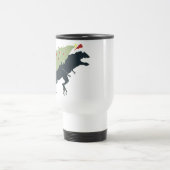 Funny Festive Dino Christmas Reisbeker (Center)