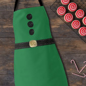 Funny Festive Green Kerstmis Elf Costume Schort