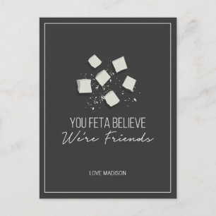 Funny Feta Friends Valentijn Love Cheese Briefkaar Briefkaart