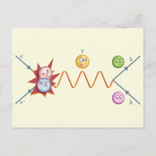 Funny Feynman Diagram Briefkaart