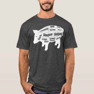Funny Filipino    FoodPig Pork Baboy Parts T-shirt