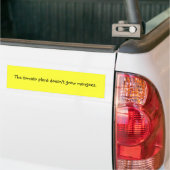 Funny Filipino Proverb Bumpersticker - Tomato (Op Truck)