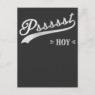 Funny Filipino Psst Hoy Distress Script Gift Briefkaart