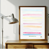 Funny Finance Kantoor Art De Bottom Line Pastels Poster